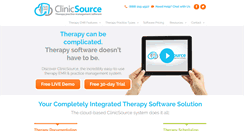 Desktop Screenshot of clinicsource.com