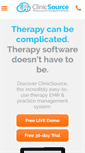 Mobile Screenshot of clinicsource.com